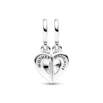 Charm colgante separable Madre e Hija Pandora Plata Esterlina