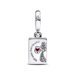 Charm Colgante Doble Reina de Corazones Villanos de Disney
