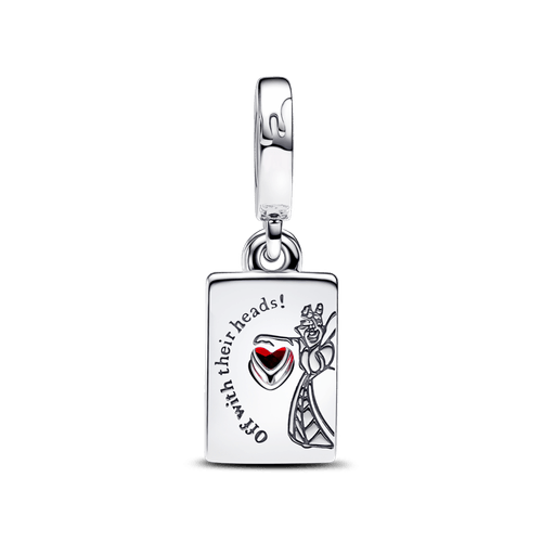 Charm Colgante Doble Reina de Corazones Villanos de Disney