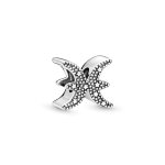 Charm del zodiaco Piscis resplandeciente