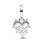 Charm Colgante Doble Amistad Opalescente