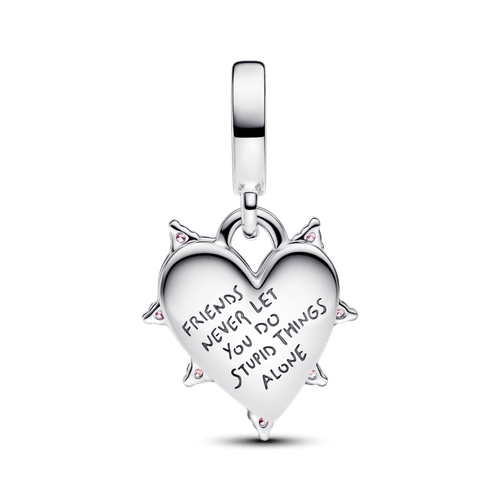 Charm Colgante Doble Amistad Opalescente