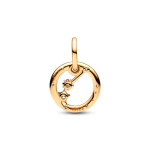 Charm Colgante Zodiaco Aries Recubrimiento en Oro de 14k