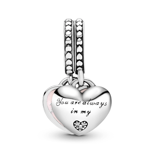 Charm Colgante Corazones De Madre E Hija