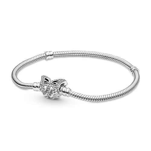 Brazalete Cadena con Tachuelas Pandora Moments Recubrimiento en Oro de 14k