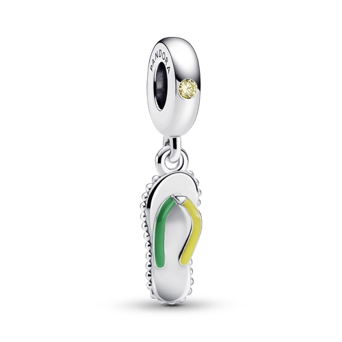 Charm colgante Flip Flop Pandora Plata Esterlina