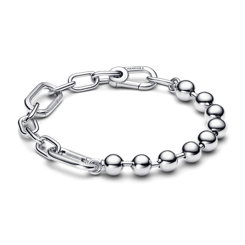 Brazalete Cadena con Tachuelas Pandora Moments Recubrimiento en Oro de 14k