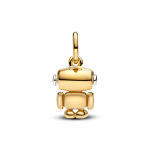 Charm Colgante Cara Robot Giratoria