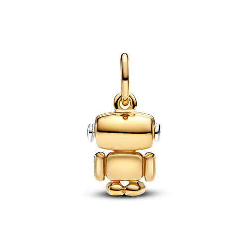 Charm Colgante Cara Robot Giratoria