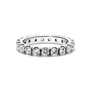 Anillo En Plata De Ley Eternity Brillante