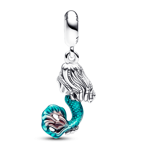Charm colgante Vestido de Ariel de La Sirenita de Disney Pandora Plata Esterlina