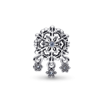 Charm Gota de copo de nieve helada