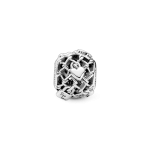 Charm Calado Cadena De Eslabones Con Candado