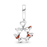 Charm Colgante Beso De Mickey Mouse Y Minnie Mouse De Disney