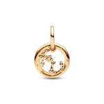 Charm Colgante Zodiaco Escorpio Recubrimiento en Oro de 14k