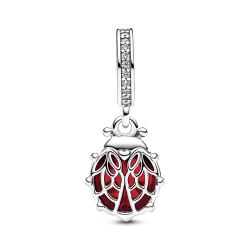Charm colgante Mariquita roja