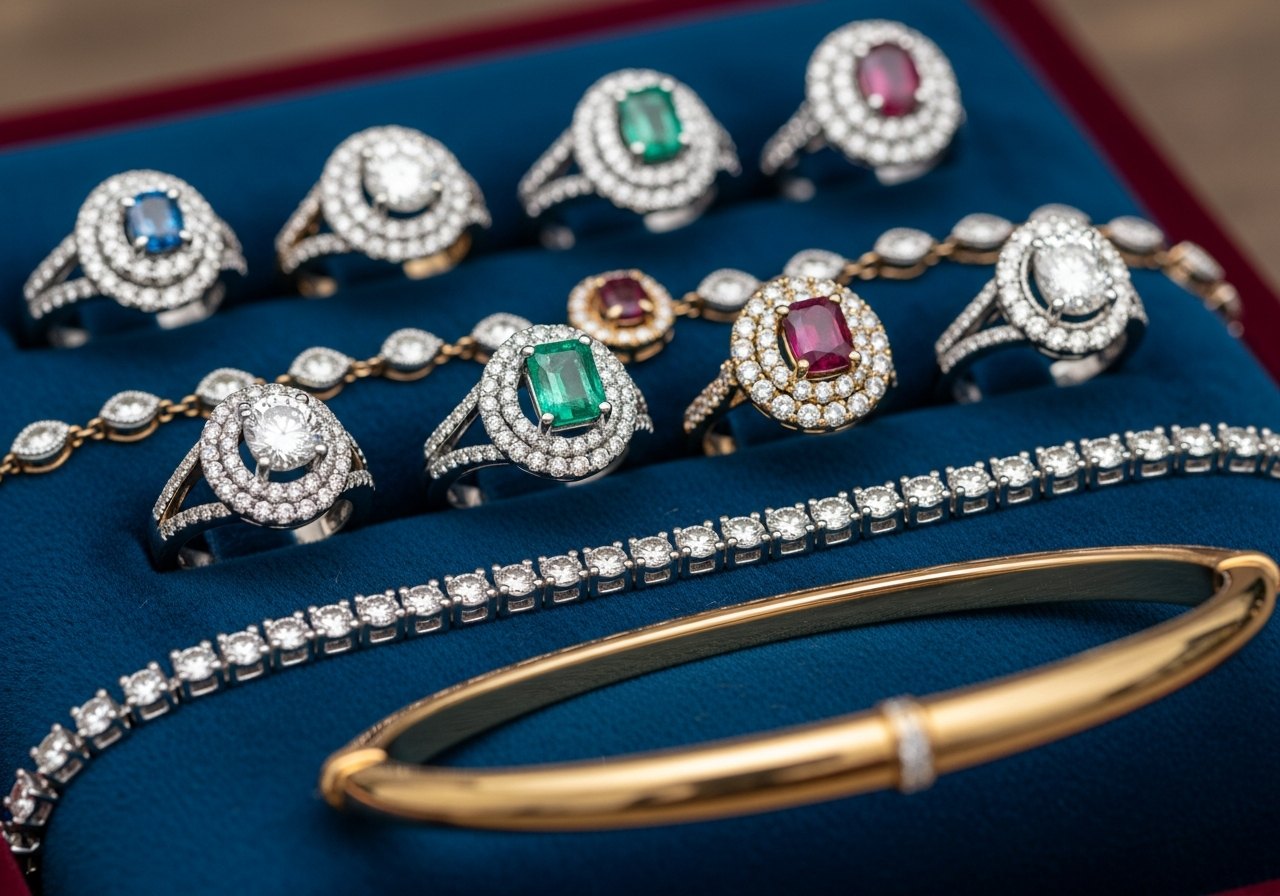 Cliente disfrutando productos de Jewelry Store